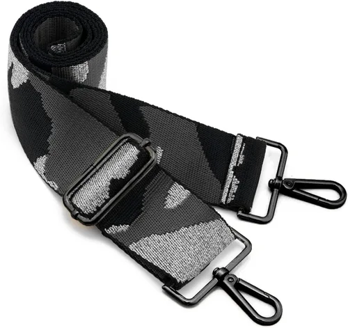 Miniatura 66 de ZOOEASS Hebillas de níquel Correa ancha para el hombro ajustable de repuesto para cinturón de pistola, hebilla de guitarra estilo bandolera