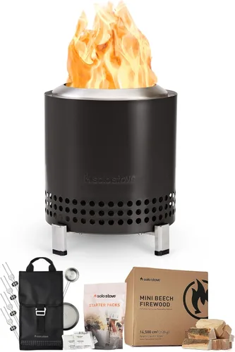 Miniatura 27 de Solo Stove Mesa, Hoguera de Mesa de 5.1 Pulgadas con Soporte - Hoguera de Acero Inoxidable Sin Humo para Acampar, al Aire Libre y Patio - Hoguera