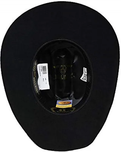 Miniatura 5 de Bullhide Montecarlo Colección de fieltro Kingman 4x - Sombrero de vaquero occidental de lana de primera calidad, unisex, para adultos, ala de 4