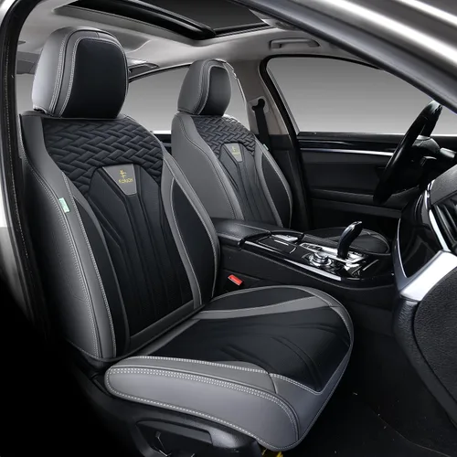 Miniatura 42 de FLORICH Fundas de asiento para automóviles, fundas de asiento impermeables, fundas de asiento de cuero para automóvil, paquete de 2, protector