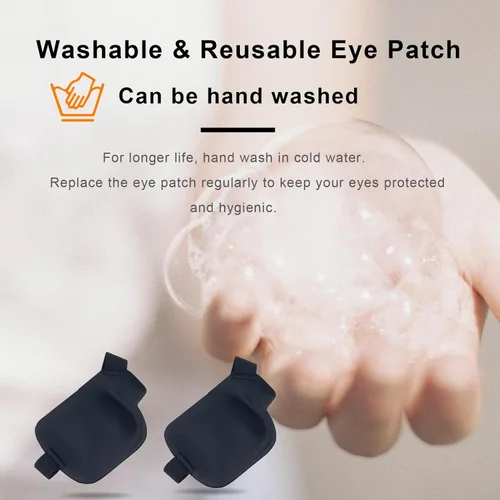 Miniatura 8 de Parche para los ojos, 2 parches médicos para los ojos para adultos y niños, parches para ojos perezosos para ambliopía 3D para ojo derecho (derecha)