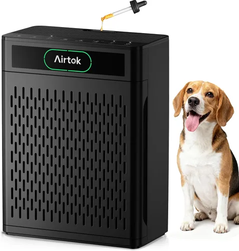 Airtok AP3001 - Purificadores de aire para el hogar, habitación grande de hasta 1848 pies cuadrados, purificador de aire HEPA para dormitorio, Negro