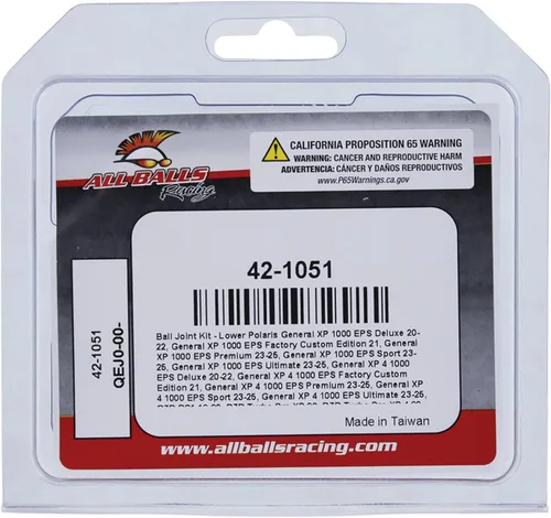 Miniatura 4 de All Balls Kit de juntas inferiores de bola de carreras compatible con/reemplazo para Polaris Rzr Xp 1000, Rzr Xp 1000 Tur 42-1051