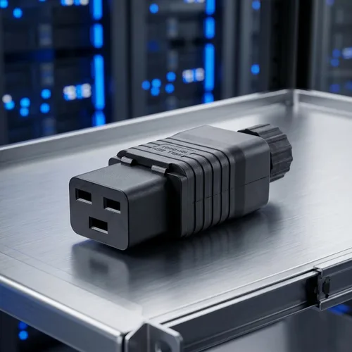 Miniatura 7 de Paquete de 2 conectores de alimentación rewirables hembra IEC 320 C19, 16A 250 V CA, enchufe de alimentación DIY sin soldadura, receptáculo IEC C19