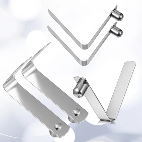Miniatura 7 de 16 clips de resorte de botón, clips en forma de V, clips de acero inoxidable para kayak, resorte, tubo de bloqueo, clip de pasador de bloqueo