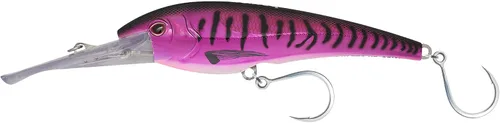 Miniatura 31 de Nomad Design DTX Minnow con sistema patentado Autotune - Acción de natación de pez cebo envejecido, BKK Diablo Caballa Rosa Caliente