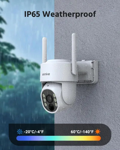 Miniatura 9 de ANNKE Cámara de seguridad solar domo inalámbrico para exteriores 4MP
