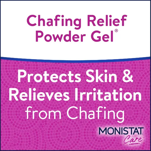 Miniatura 3 de Monistat Gel en polvo para aliviar rozaduras, protección antirozaduras, gel de rozaduras sin fragancia, 1.5 onzas, 1 paquete
