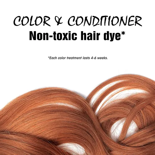 Miniatura 3 de Light Mountain Tinte y acondicionador para el cabello de henna, tinte para el cabello con especias ámbar rojo para hombres y mujeres, polvo orgánico