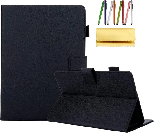 Miniatura 18 de Funda universal para tablet de 9.5 a 10.5 pulgadas, con soporte para lápiz capacitivo y ranuras para tarjetas de crédito para iPad de 9.7 pulgadas
