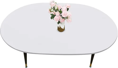 Miniatura 31 de LIBERECOO - Mantel redondo ajustado de vinilo con reverso de franela, borde elástico, impermeable, resistente a las manchas y fácil de limpiar