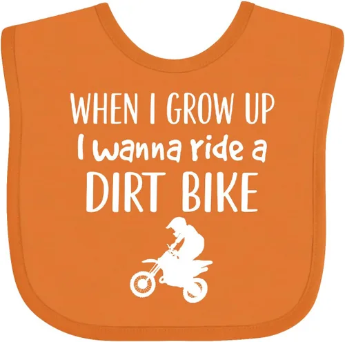 Miniatura 3 de inktastic Babero para bebé de motocross Future Dirt Biker