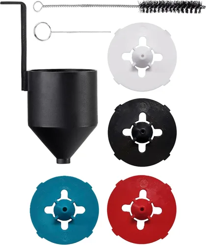 Miniatura 7 de NoCry HVLP Pistola pulverizadora de pintura eléctrica – Pistola de pintura de 40.6 fl oz/min o rociador de manchas con flujo de aire ajustable