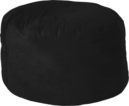 Miniatura 4 de Sofa Sack - Sillón puff de 5 pies, color negro, solo funda