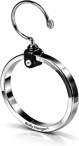 Miniatura 20 de ROLLY HANGER Perchas multiusos para armario, colgador de corbata y cinturón para armario, gran organizador de cinturón que ahorra espacio
