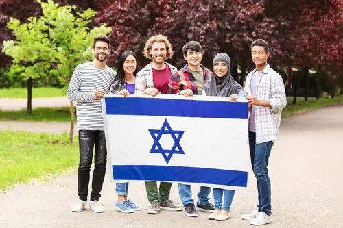 Miniatura 3 de DANF - Bandera de Israel de poliéster de 3 x 5 pies de grosor, resistente a la decoloración, ojales de latón, cabecera de lona, bandera nacional