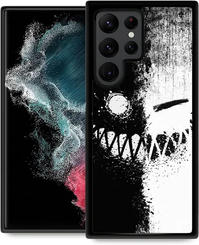 Miniatura 7 de Funda compatible con Samsung Galaxy S22 Ultra, funda protectora antideslizante y a prueba de golpes para hombres y mujeres, goma de silicona suave +