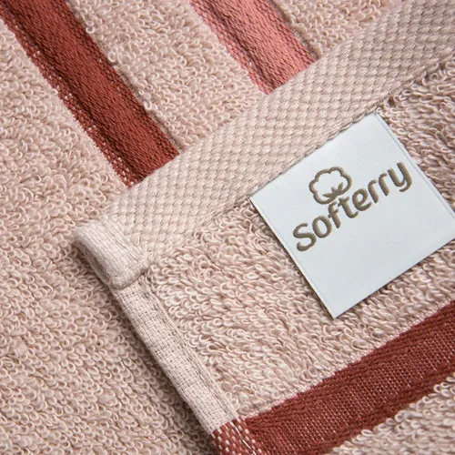 Miniatura 5 de Softerry Finesse Juego de toallas de baño, 100 % algodón suave, felpa extra absorbente y esponjosa, calidad de hotel y spa, resistente a la Beige