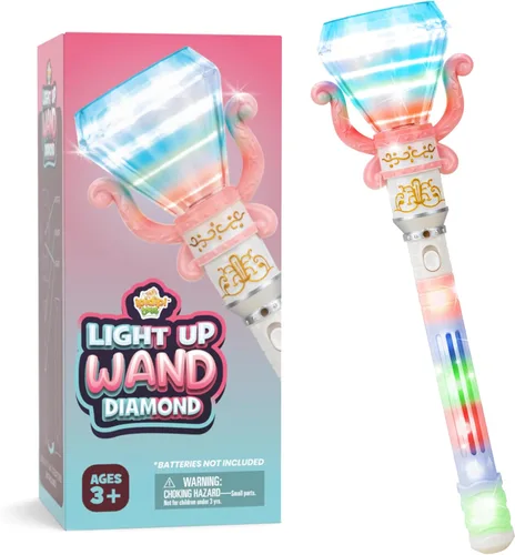 Miniatura 8 de IPIDIPI TOYS Varita de copo de nieve – Varita mágica giratoria iluminada para niños, hadas de princesa, rellenos de calcetines de Navidad, juguetes