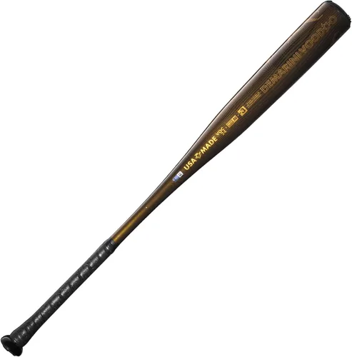 Miniatura 4 de DeMarini 2024 Voodoo One (Drop 3) Bates de béisbol BBCOR Dorado