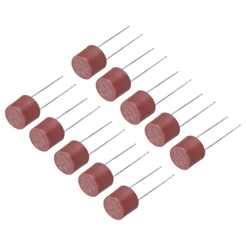 uxcell 50pcs cilíndrico DIP montado en miniatura redondo lento micro fusible para piezas electrónicas PCB LCD reparación, T250mA 250mA 250V, rojo