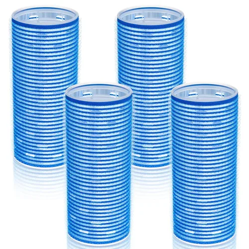 Miniatura 20 de WILLBOND 4 Piezas Rodillos para Cabello Largo para Flequillo Rizadores de Núcleo de Aluminio Rodillo Térmico de Autoagarre para Cabello Largo
