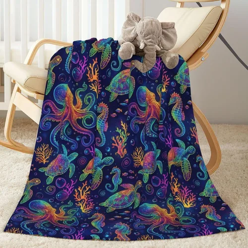 Miniatura 10 de Perinsto Manta de forro polar para niña negra africana, ultra suave y cálida para todas las estaciones, para cama, silla, automóvil, sofá