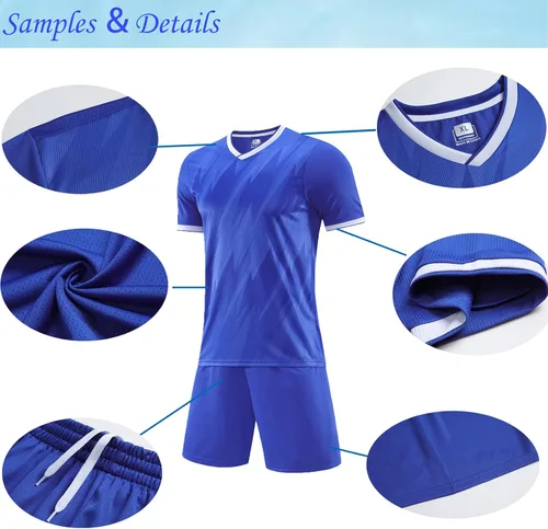 Miniatura 4 de Uniformes de fútbol personalizados para niños y adultos, uniformes de fútbol de fútbol para niños, niñas, hombres y mujeres con logotipo del