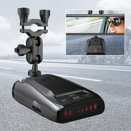 Miniatura 3 de Soporte para detector de radar para espejo retrovisor de coche, adecuado para montaje de radar de varilla de espejo retrovisor serie Uniden