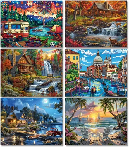 Miniatura 23 de DOTSOPS Kits de Pintura de Diamantes Arte Adultos Kit de Pintura Manualidades DIY Arte de Diamantes 5D Paquetes Kits Completos para Adultos