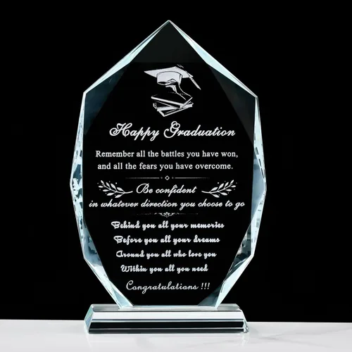 Miniatura 10 de Movdyka Regalo de graduación para ella y él 2026 único – Corona de cristal grabada para clase de 2026 regalos – Ideas de regalo de graduación
