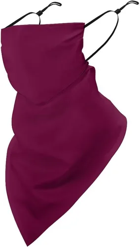 Miniatura 31 de Bufanda triangular reutilizable con cinta elástica para las orejas, protección solar UV