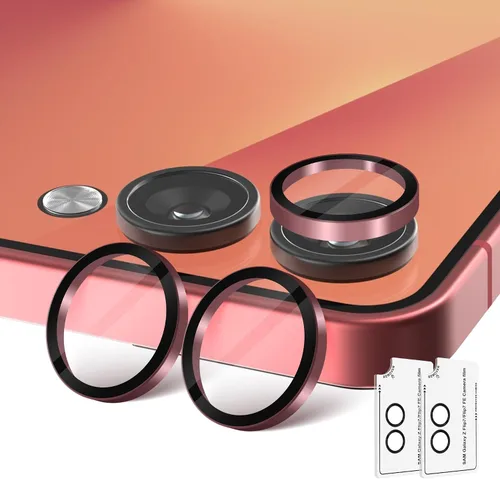 Miniatura 59 de Orzero Protector de lente de cámara compatible con Samsung Galaxy S25, bandeja de instalación de un solo paso, cubierta de vidrio con anillo