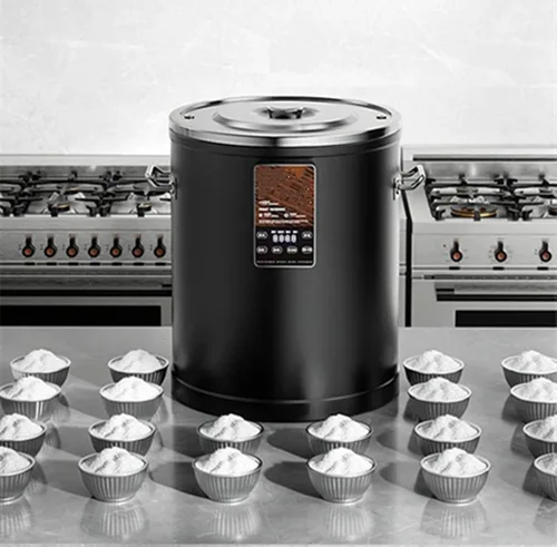Miniatura 3 de Olla de arroz comercial y calentador 45l de gran capacidad para restaurante vaporizador de arroz automático para tienda de comida rápida