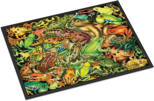 Miniatura 59 de Caroline's Treasures PRS4045MAT - Tapete para puerta delantera, 18 x 27 pulgadas, para interiores y exteriores, para entrada, antideslizante