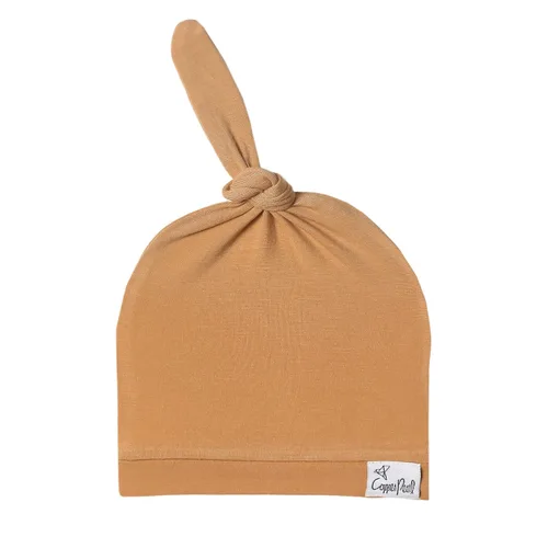 Miniatura 34 de Copper Pearl Gorro de bebé con nudo superior elástico suave Lennon