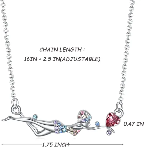 Miniatura 3 de SUMFAN Collar de voleibol, baloncesto, fútbol, golf, natación, patinaje sobre hielo, esquí, regalos para niñas y mujeres, amantes de los deportes