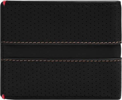 Miniatura 49 de Fossil Billetera plegable de cuero para hombre con ventana de identificación abatible para hombres
