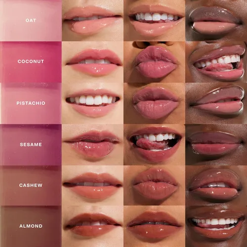 Miniatura 6 de Tower 28 ShineOn Jalea de Labios Lechosa, ALMOND, No Pegajosa, Brillo Labial Vegano Hidratante en Chocolate Lechoso, Aceite de Semilla