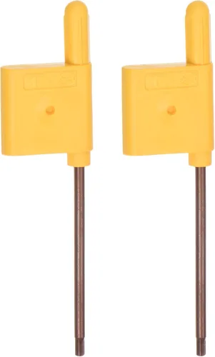 HARFINGTON 2 destornilladores Torx T8 S2 tipo bandera mango estrella llave herramienta manual para vivienda equipo de trabajo, amarillo