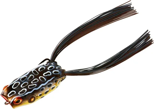 Miniatura 4 de BOOYAH Poppin' Pad Crasher Señuelo de Rana de Cuerpo Hueco Topwater para Pesca de Lobina con Anzuelos Sin Enganches Sunburn