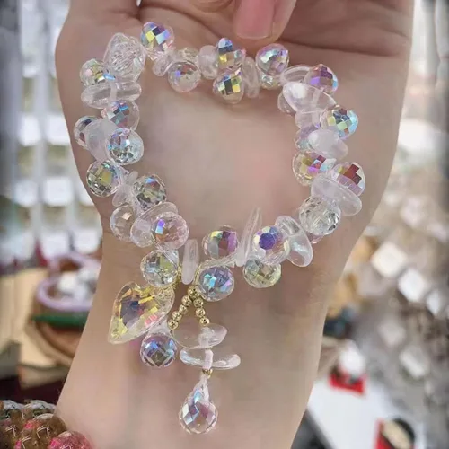 Miniatura 5 de 90 cuentas de cristal de lágrima de 0.315 pulgadas (0.315 in), cuentas brillantes para hacer joyas, atrapasoles, candelabros, aretes, collares