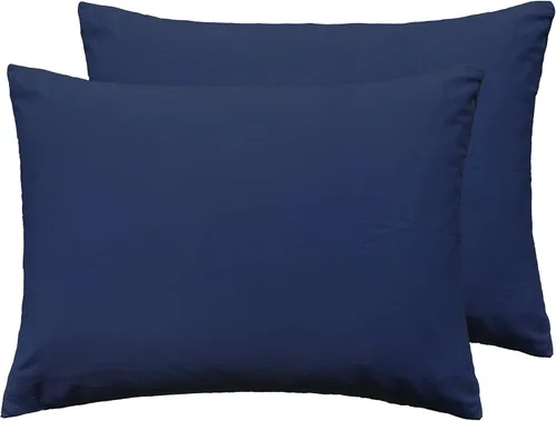 Miniatura 7 de Fundas de almohada suaves 100% algodón con cremallera, fundas de almohada acogedoras y ligeras, protector de almohada de fácil cuidado, juego de 2