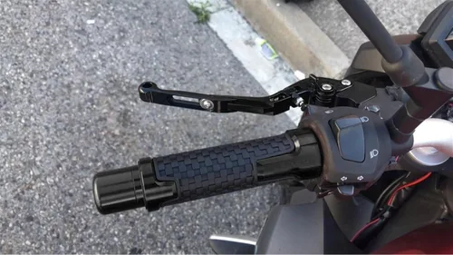 Miniatura 5 de Para BMW F650GS 2000-2007 2001 2002 2003 2004 2005 2006 F650 F 650 GS motocicleta 7/8 pulgadas 0.866 in mango manillar agarres (color : negro)