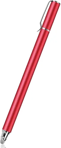 Miniatura 2 de Lápiz capacitivo rojo para pantalla táctil, punta de fibra de aluminio, ligero, compatible con Motorola Moto G Power (2022), Moto G Pure, Moto G