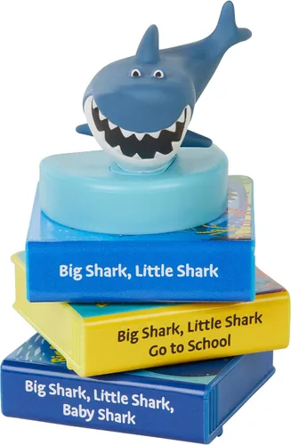 Miniatura 4 de Little Tikes Story Dream Machine Big Shark, colección Little Shark Storytime, libros, casa aleatoria, personaje de reproducción de audio, regalo