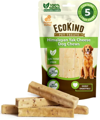 Miniatura 33 de EcoKind Premium Gold Yak Cheese - Masticables para perros del Himalaya, golosinas saludables para perros de todas las razas y tamaños, todo natural