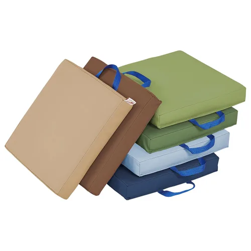 Miniatura 18 de ECR4Kids SoftZone - Cojines de suelo, cuadrados, asientos flexibles, surtidos, 6 piezas
