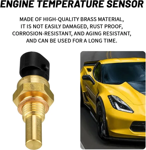 Miniatura 4 de 1 PC Sensor de temperatura del refrigerante del motor, Sensor de temperatura ECT Compatible con Chevy GMC Cadillac Buick, Reemplazo OEM#12608814