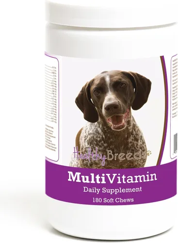 Miniatura 162 de Healthy Breeds Bulldog francés multivitamínico suave masticable para perros 180